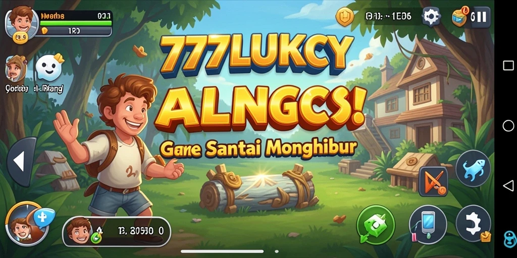 Screenshot gameplay seru 777LUKCY dengan grafis yang menawan.