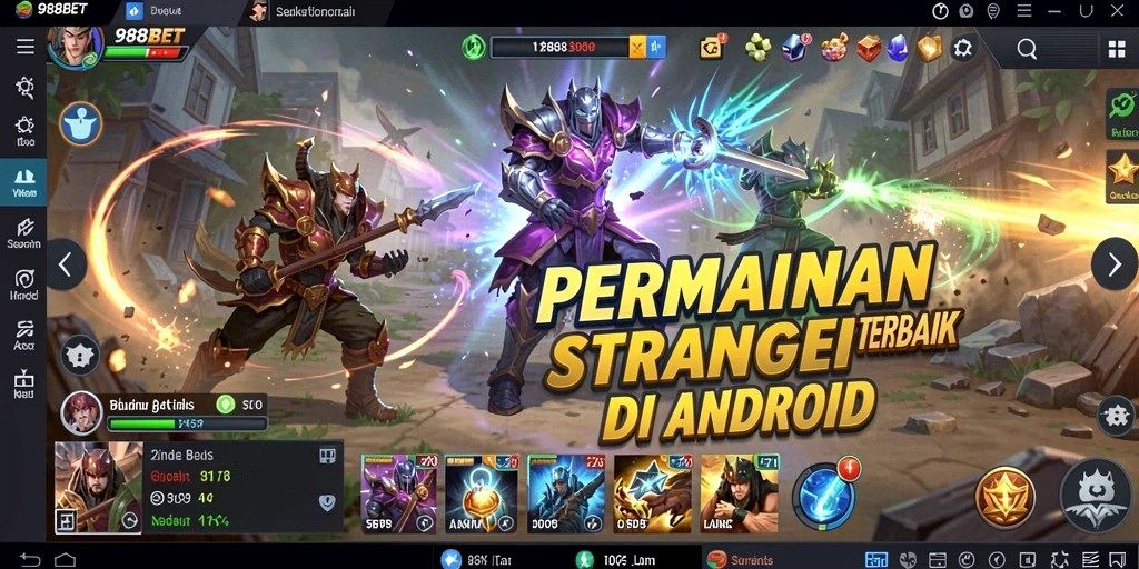 Screenshot gameplay 988BET menampilkan pertempuran strategis yang mendebarkan.
