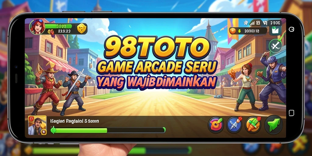 Screenshot gameplay utama 98TOTO menampilkan aksi seru di game Arcade.