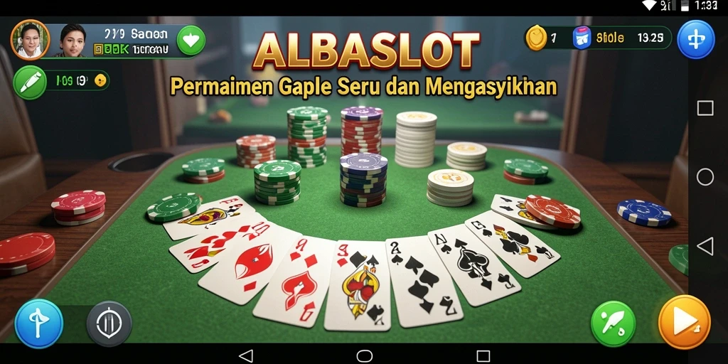 Tampilan utama gameplay ALBASLOT yang seru dan interaktif.