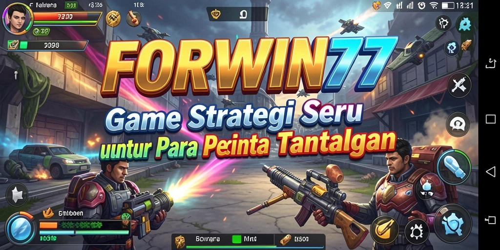 Tangkapan layar gameplay FORWIN77 menampilkan strategi yang menantang.