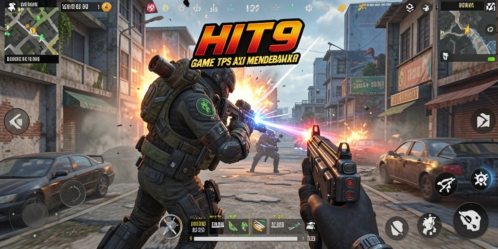 Tampilan gameplay seru di HIT9 dengan aksi yang menegangkan.