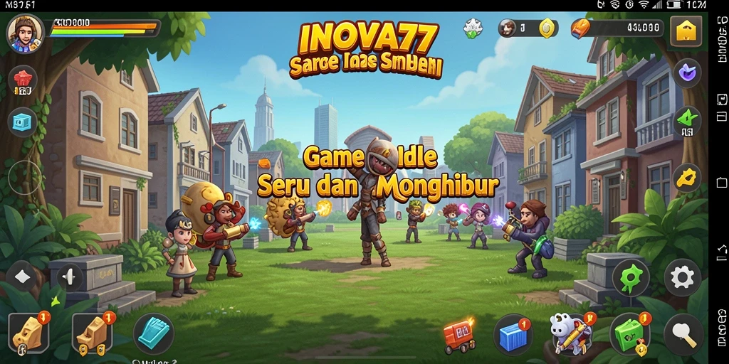 Tampilan gameplay INOVA77 yang menarik dan sederhana.