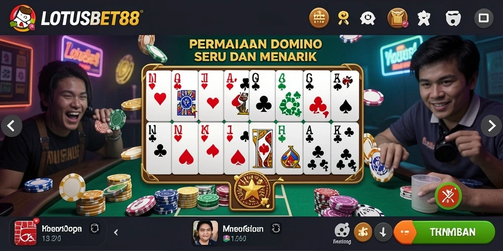 Tampilan menarik dari gameplay LOTUSBET88 yang mendebarkan.