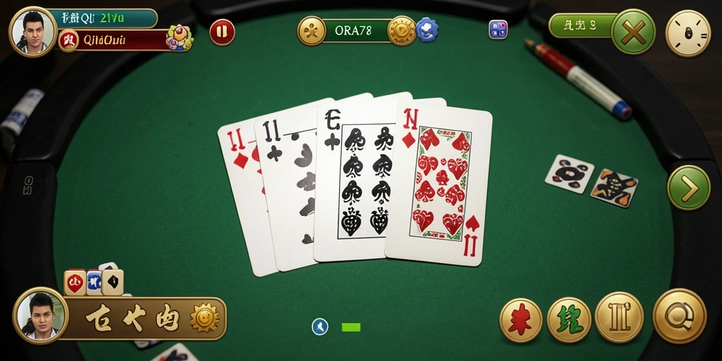 Tampilan menarik dari gameplay QiuQiu di ORA78.