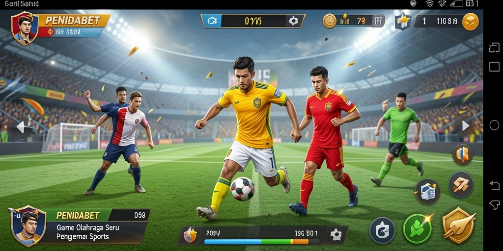 Screenshot PENIDABET menampilkan gameplay olahraga yang menegangkan dan menarik.