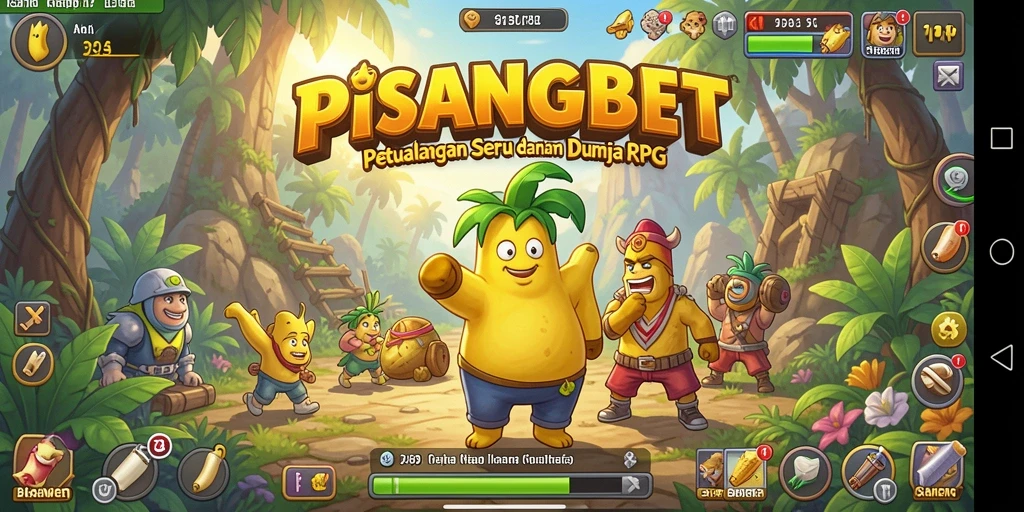 Screenshot menunjukkan petualangan epik dalam gameplay RPG.