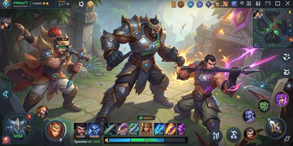 Tampilan screenshot gameplay PRIMA77 yang intens dan menegangkan.