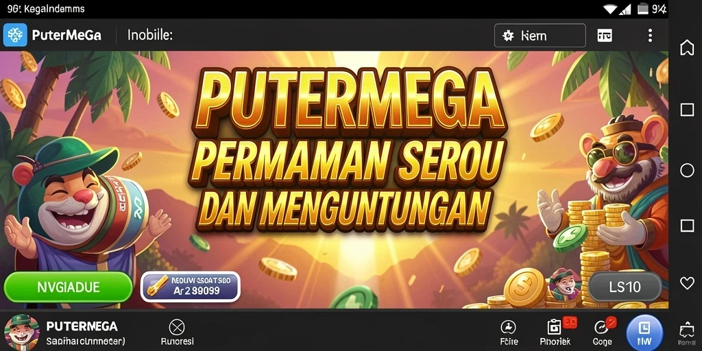 Screenshot gameplay PUTERMEGA menampilkan momen seru permainan slot.