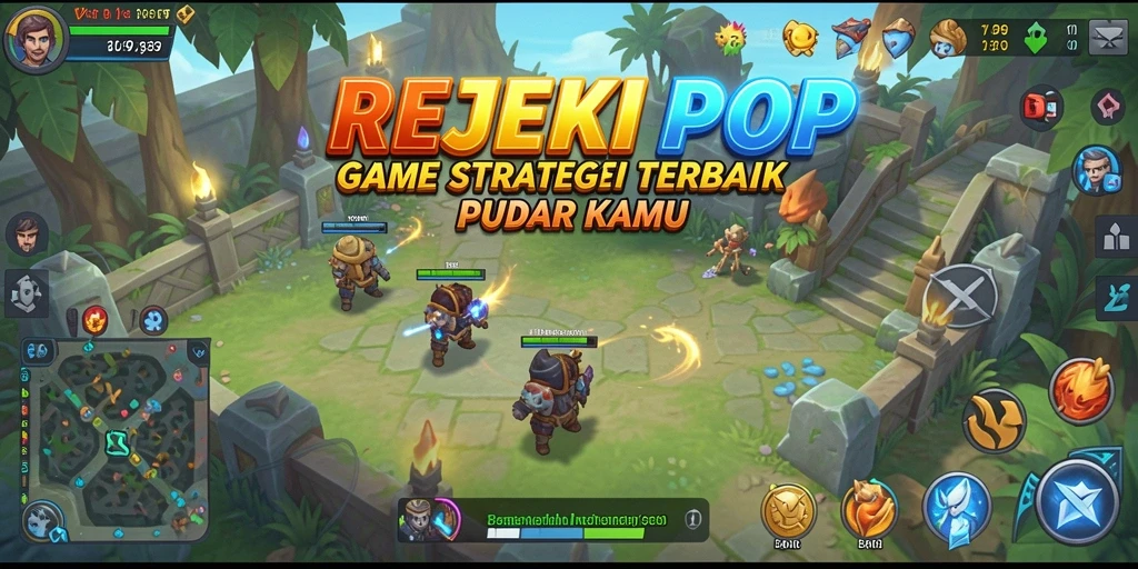Tampilan gameplay menegangkan dari REJEKIPOP.