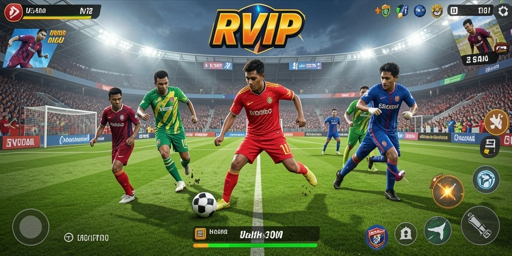 Tampilan menarik dari gameplay RVIP yang penuh aksi olahraga.