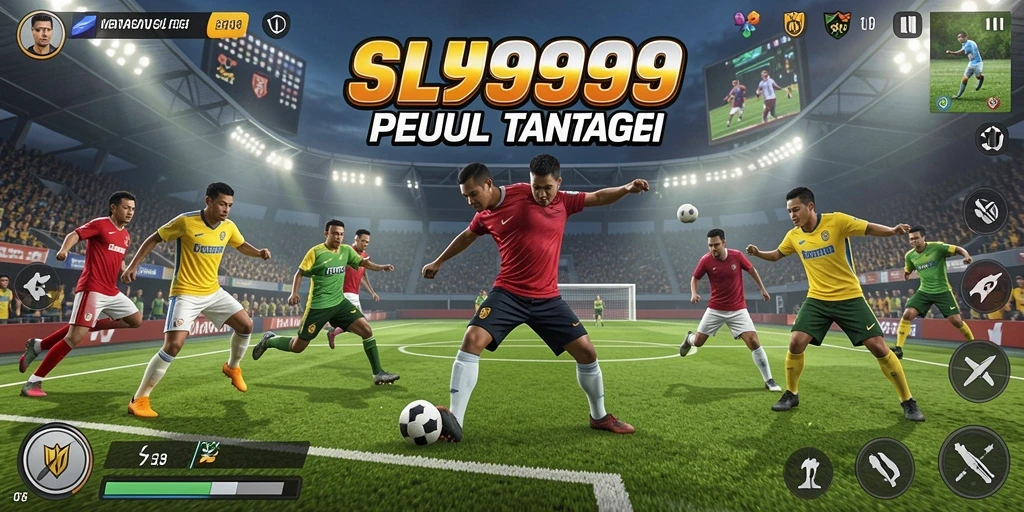 Gameplay SL999 yang seru dengan aksi olahraga yang mendebarkan.