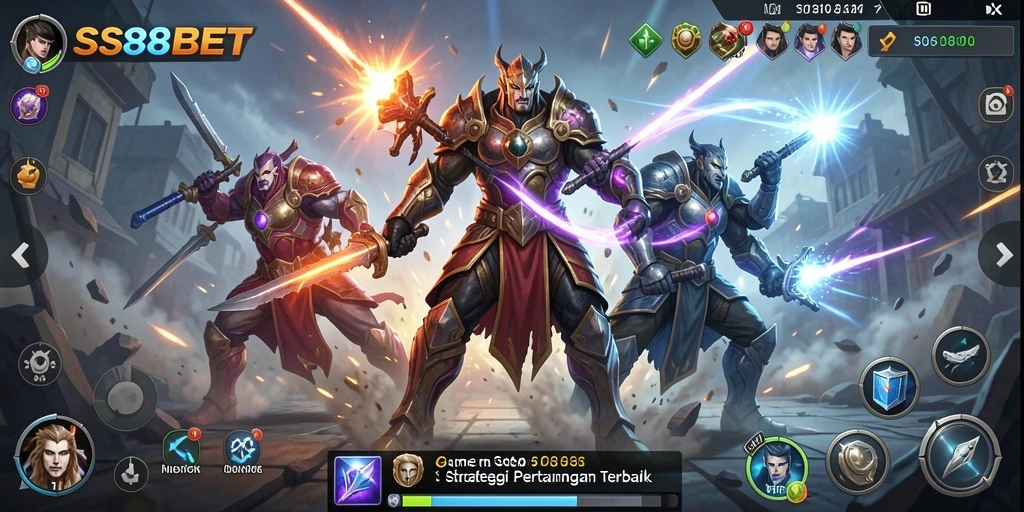 Tampilan pertarungan epik dalam SS88BET yang menegangkan.